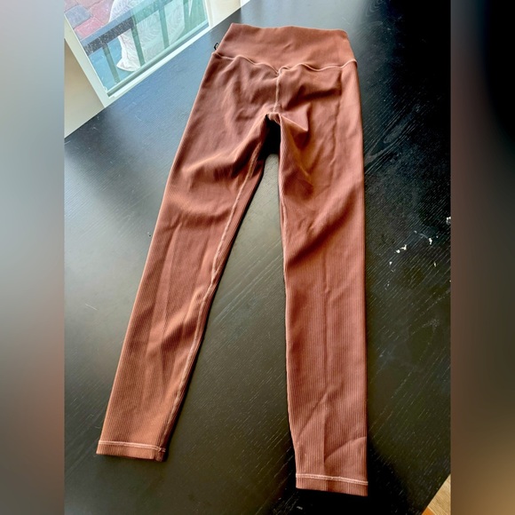 Born Primitive Ribbed Leggings in Brown Size L - Picture 3 of 4